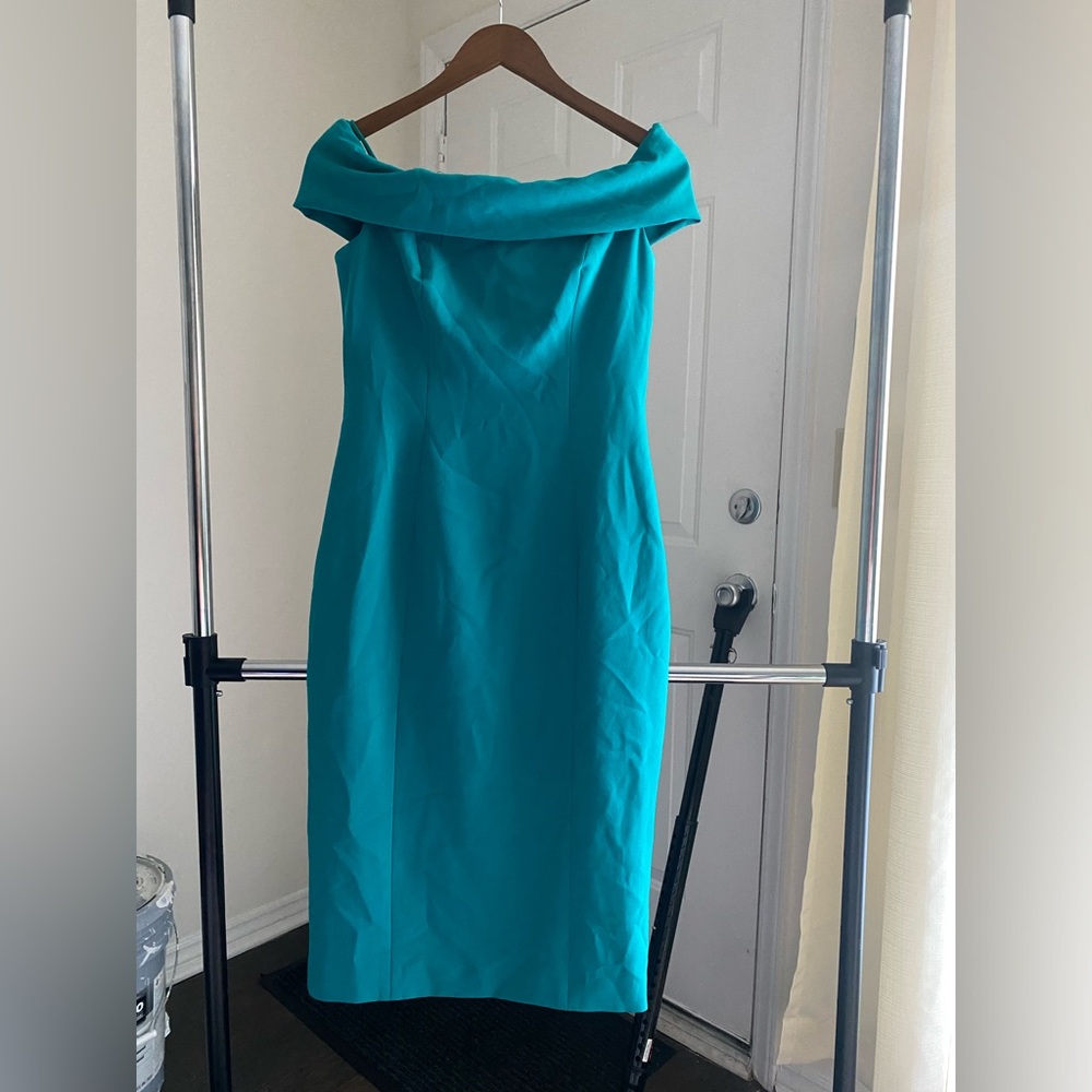 Theia Off-shoulder Dress